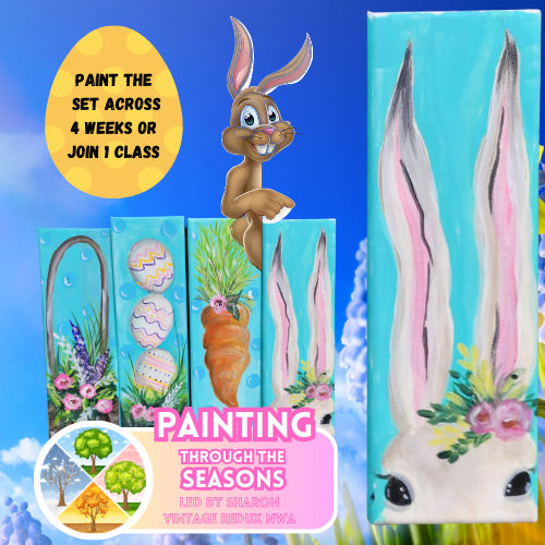 Painting With The Seasons : Spring Bunny