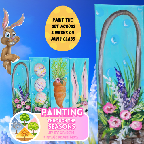 Painting With The Seasons : Spring Flower Basket