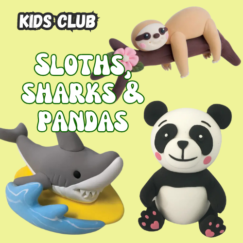 Spring Break Kids Club - Sloths, Sharks and Pandas!