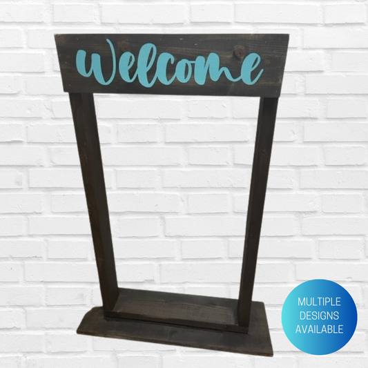 Welcome Stand Plant Holder - Multiple Designs Available